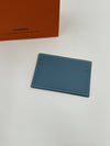 Citizen Twill Card Holder Wallet Blue Jeans H085114 - HERMES - BALAAN 6