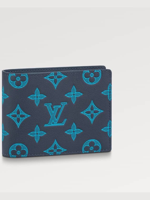 Monogram Multiple Half Wallet Navy - LOUIS VUITTON - BALAAN 2