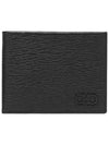 Gancini Half Wallet Black - SALVATORE FERRAGAMO - BALAAN 3