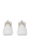 Arthur Vintage Check Cotton Leather Low Top Sneakers White - BURBERRY - BALAAN 5