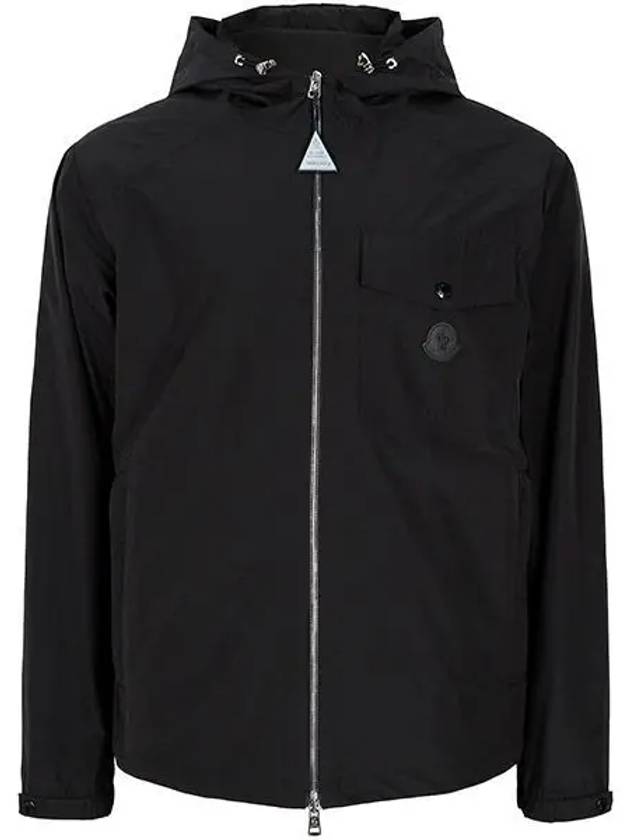 Black Fuyue Windbreaker Hooded Jacket 999 1208993 - MONCLER - BALAAN 1