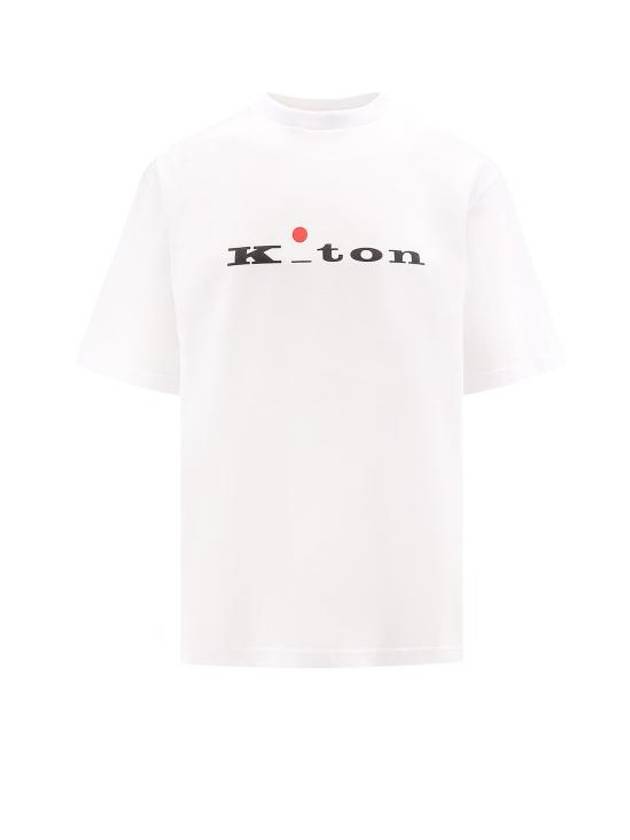 Short Sleeve T-Shirt UMK036101 BIANCO White - KITON - BALAAN 1