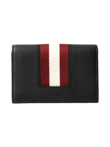 Veil Bifold Card Holder Black - BALLY - BALAAN 1