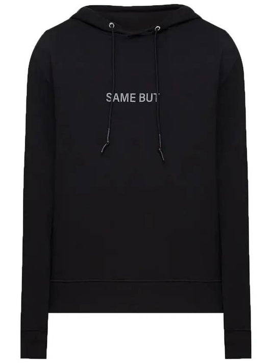 bag lettering printed hooded top black - MONCLER - BALAAN 1