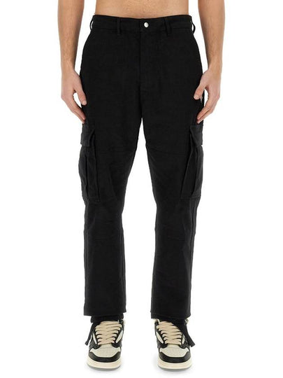 Straight Pants CMCF014S24FAB001 1001 BLACK - MARCELO BURLON - BALAAN 2