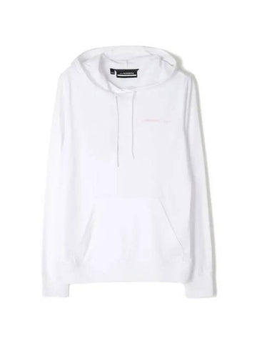 Vice Logo Relaxed Fit Hoodie White - J.LINDEBERG - BALAAN 1