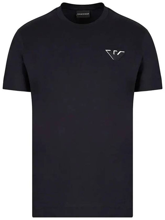 Louver Logo Slim Fit T-Shirt 6L1TS0 1JSAZ 0920 - EMPORIO ARMANI - BALAAN 2