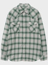 Ombre Western Check Shirt Green - NOIRER - BALAAN 8