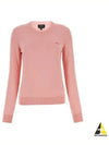 Embroidered Logo Knit Top Pink - A.P.C. - BALAAN 2