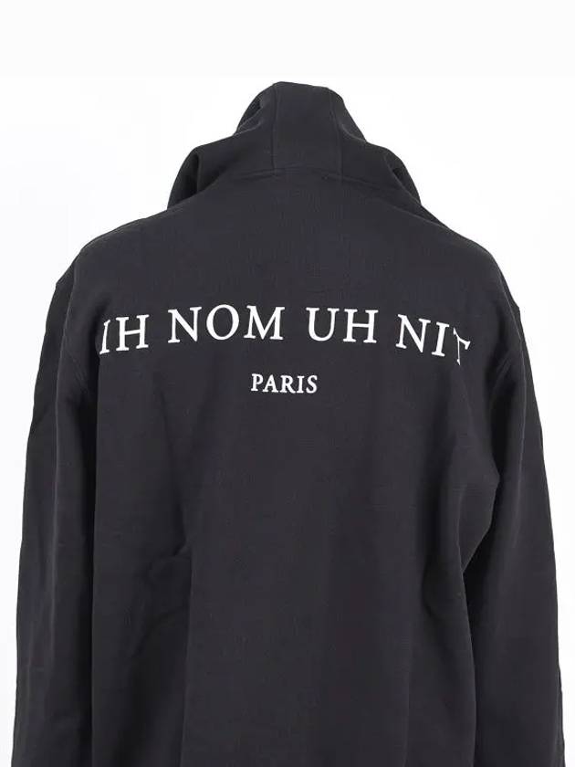 Women's Close Print Hooded Black NOM18298 - IH NOM UH NIT - BALAAN 8