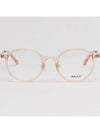 Glasses frame BY5071H 072 light round horn rim transparent - BALLY - BALAAN 3