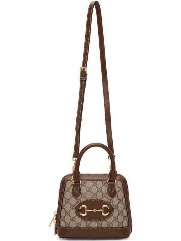 Horsebit 1955 Mini Top Handle Tote Bag Brown - GUCCI - BALAAN 7