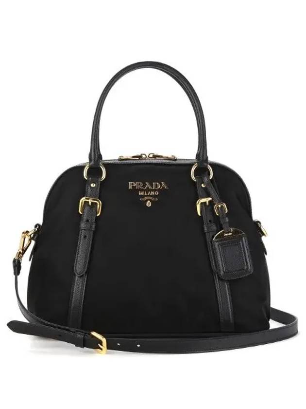 Pocono Saffiano Tote Bag Black - PRADA - BALAAN 3