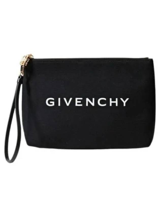 Logo Print Large Pouch Bag Black - GIVENCHY - BALAAN 2