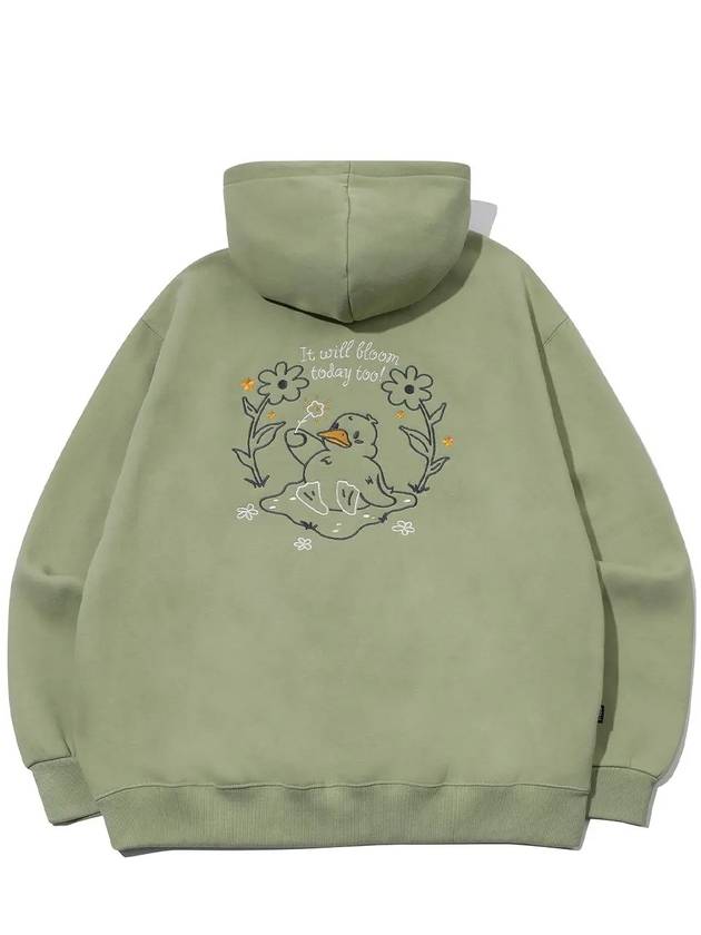 Will Bloom Flower Embroidery Hooded Top Khaki - CPGN STUDIO - BALAAN 3