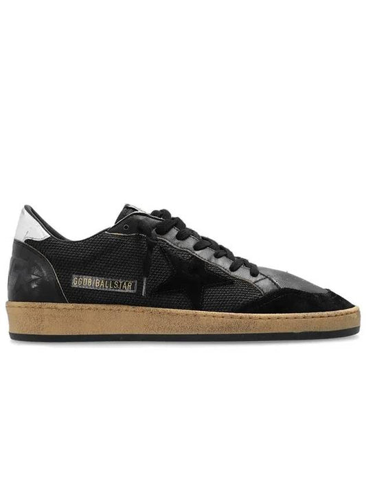 Ball Star Laminated Low Top Sneakers Black - GOLDEN GOOSE - BALAAN 2