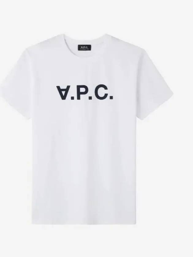 Men's VPC Logo Short Sleeve T-Shirt White - A.P.C. - BALAAN 3