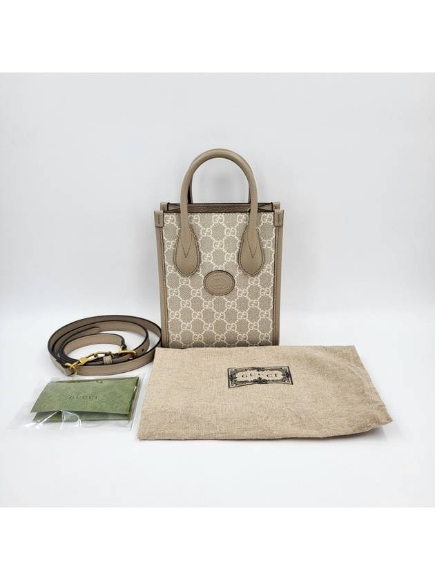 Women s Interlocking G Tote Bag Mini 4051 - GUCCI - BALAAN 3