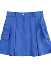 Vivid Cargo Skirt BLUE - MONBIRDIE GOLF - BALAAN 2