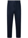 Pleated Straight Pants Navy - ISSEY MIYAKE - BALAAN 2