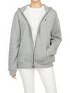 Women s Logo Hooded Zip Up Jacket Gray - POLO RALPH LAUREN - BALAAN 7