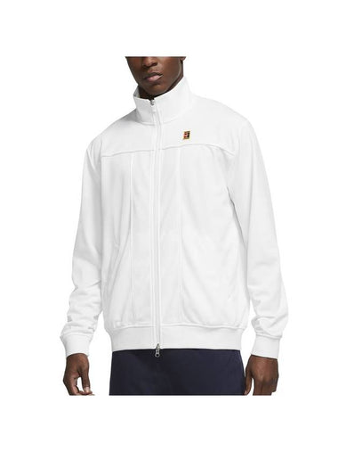 Court Heritage Suit Zip-Up Jacket White - NIKE - BALAAN 1