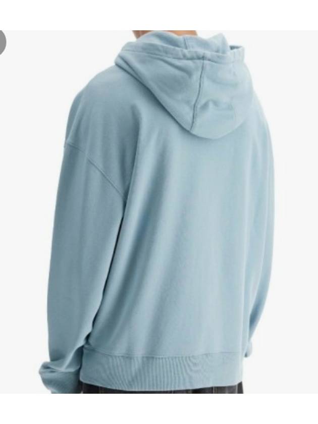 Bold Fox Head Patch Oversize Hoodie Blue - MAISON KITSUNE - BALAAN 4