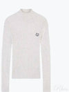 Bold Fox Head Patch Turtleneck Light Grey Melange - MAISON KITSUNE - BALAAN 2