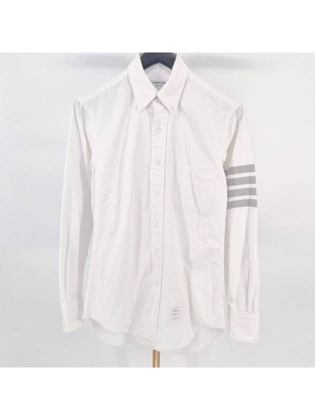 oxford diagonal armband shirt - THOM BROWNE - BALAAN 2