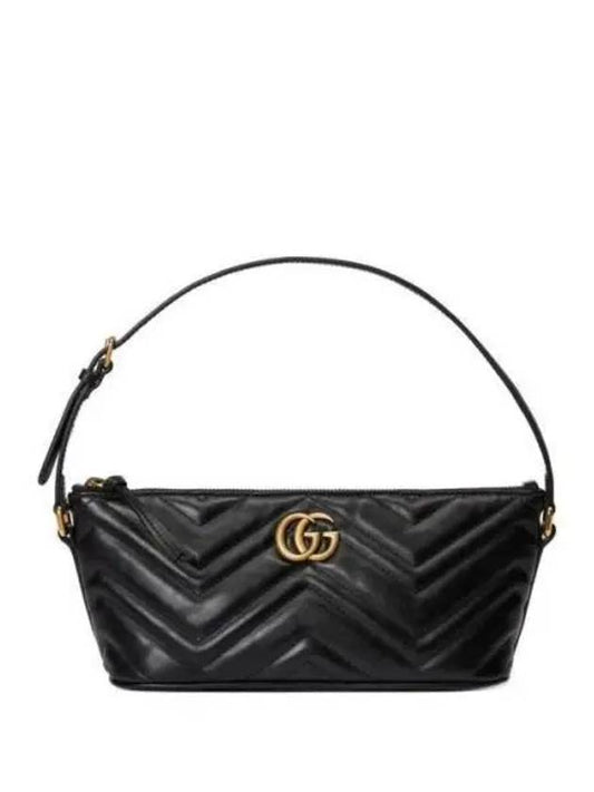 GG Marmont Shoulder Bag Black - GUCCI - BALAAN 2