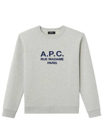 Rufus Embroidery Logo Sweatshirt Grey - A.P.C. - BALAAN 2