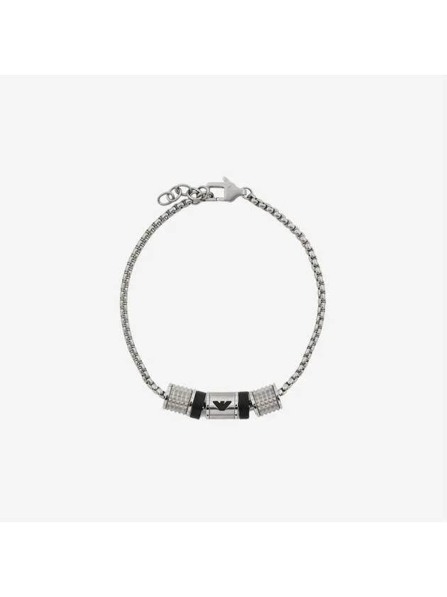 Men's Stainless Steel Bracelet Silver - EMPORIO ARMANI - BALAAN 2