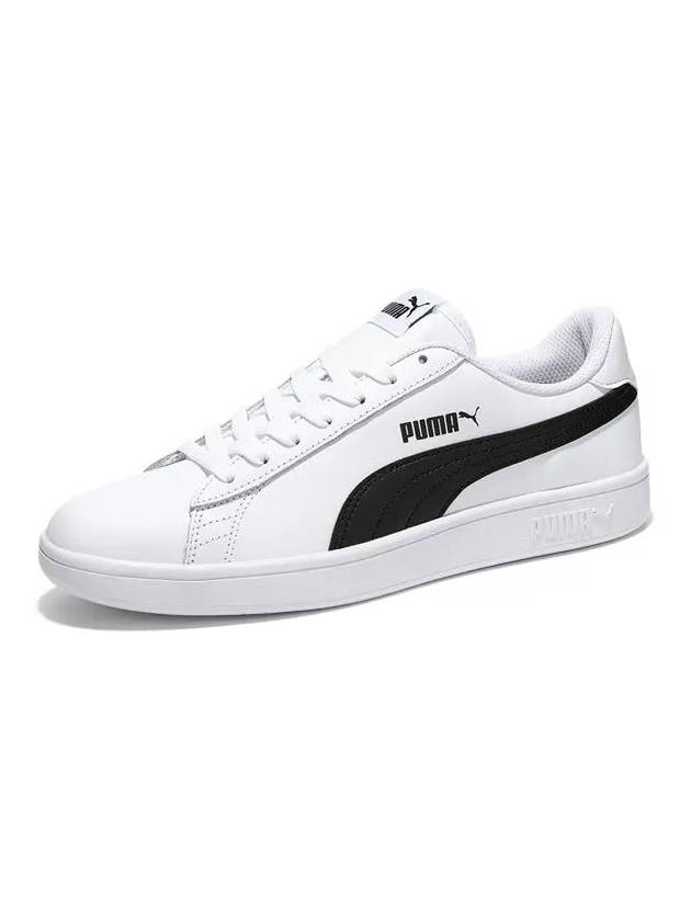 Smash V2 Leather Low Top Sneakers White - PUMA - BALAAN 4