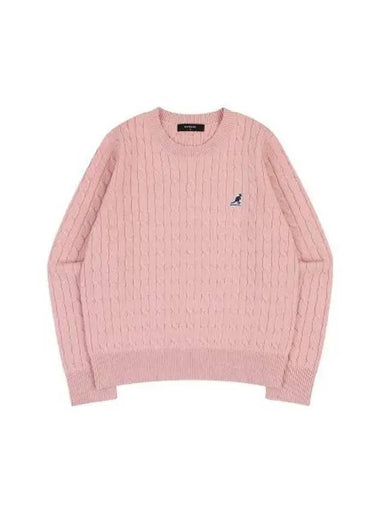 Women s Classic Logo Sweater 1890 Pink - KANGOL - BALAAN 1