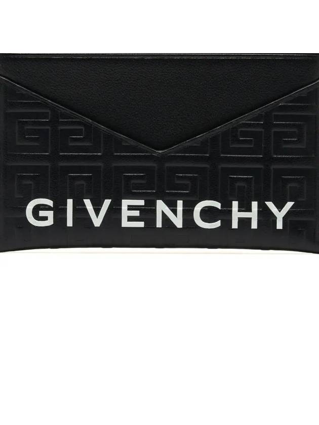 Logo 4G Monogram Card Wallet Black - GIVENCHY - BALAAN 4