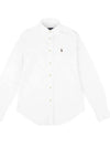 Pony Classic Fit Long Sleeve Shirt White - POLO RALPH LAUREN - BALAAN 2