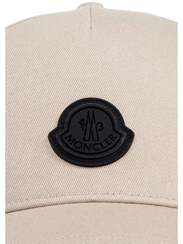 Moncler Baseball Cap, Men's, Beige - MONCLER - BALAAN 4