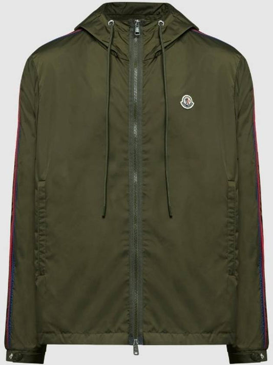 Hattab Hoodie Jacket Khaki - MONCLER - BALAAN.