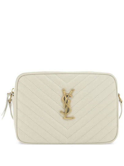 Lou Logo Quilting Cross Bag White - SAINT LAURENT - BALAAN 2