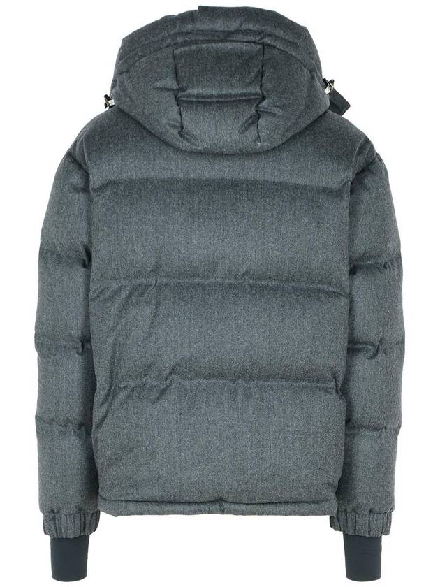 Krun ski hood down padding gray - MONCLER - BALAAN 4