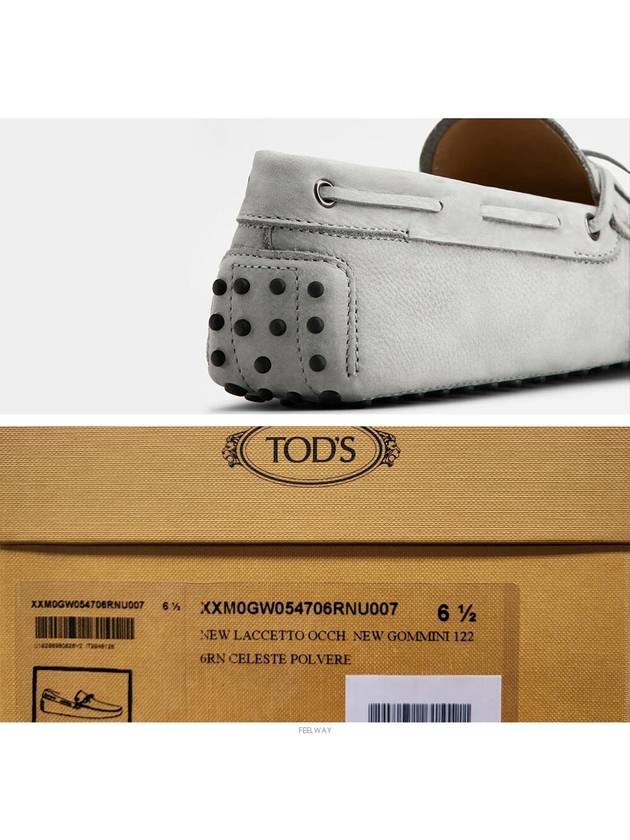 Gommino Nubuck Driving Shoes Grey - TOD'S - BALAAN 7