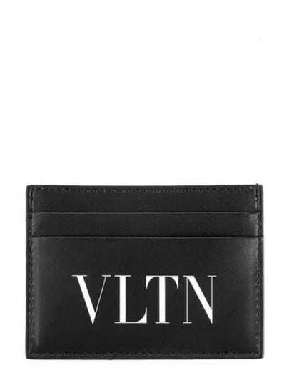 VLTN Logo Card Wallet Black - VALENTINO - BALAAN 2