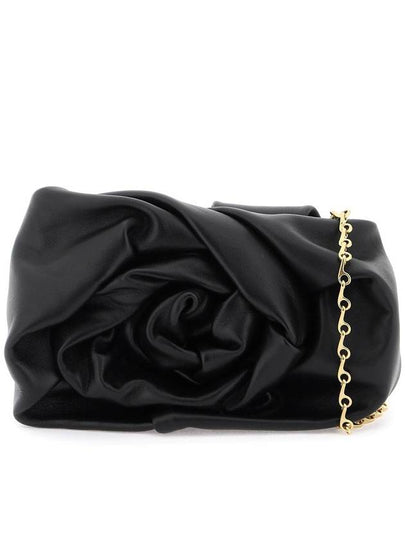 Rose Chain Clutch Bag Black - BURBERRY - BALAAN 2