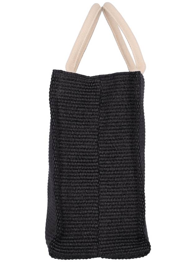 Raffia East West Tote Bag Black - MARNI - BALAAN 6