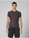 Crew Neck Short Sleeve T-shirt Charcoal - ATHPLATFORM - BALAAN 2