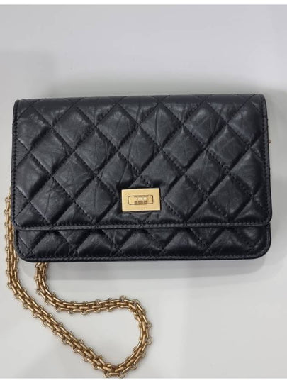 WOC gold-plated vintage calfskin chain cross bag black - CHANEL - BALAAN 2