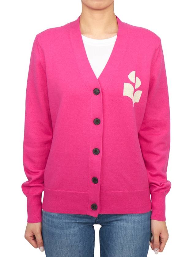 Karin Cotton Cardigan Pink - ISABEL MARANT ETOILE - BALAAN 2