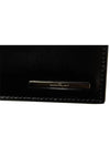 Men's Calfskin Leather Metal Card Wallet Black - SALVATORE FERRAGAMO - BALAAN 5