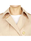 Garbadin Trench Coat Beige - GUCCI - BALAAN 11