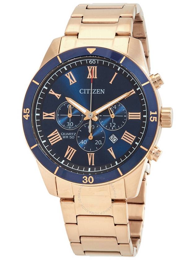 Citizen Chronograph Quartz Blue Dial Men's Watch AN8169-58L - CITIZEN - BALAAN 1